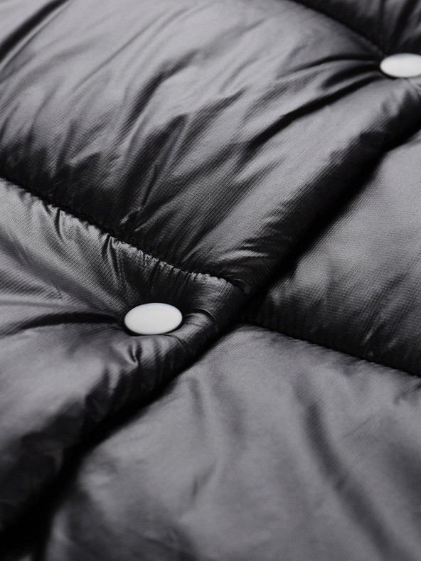 ALPINE PRO Fekete női steppelt hosszú mellény ALPINE PRO Urefa