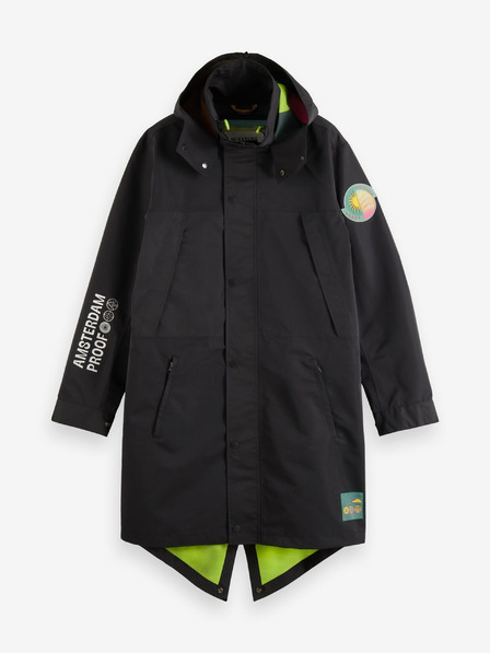 Scotch & Soda Fekete női vízálló parka Scotch & Soda Scotch & Soda