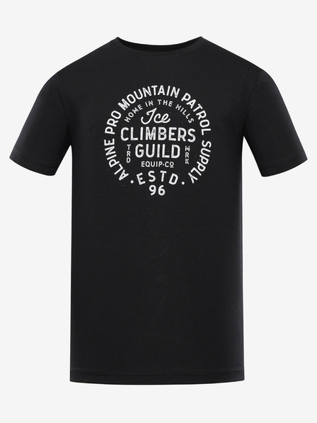 ALPINE PRO Fekete férfi póló ALPINE PRO Garim
