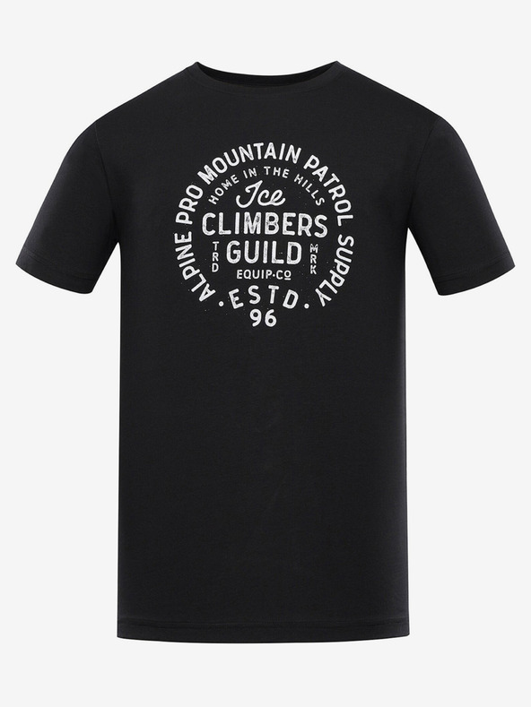 ALPINE PRO Fekete férfi póló ALPINE PRO Garim