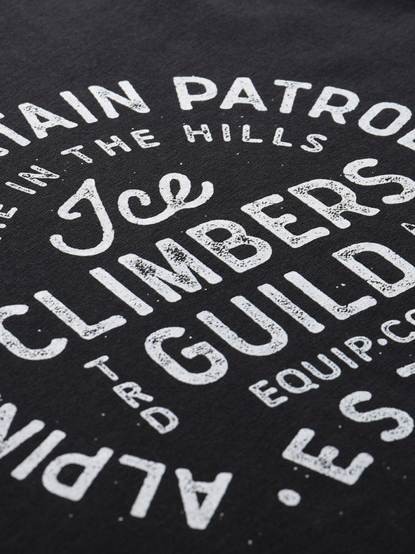 ALPINE PRO Fekete férfi póló ALPINE PRO Garim