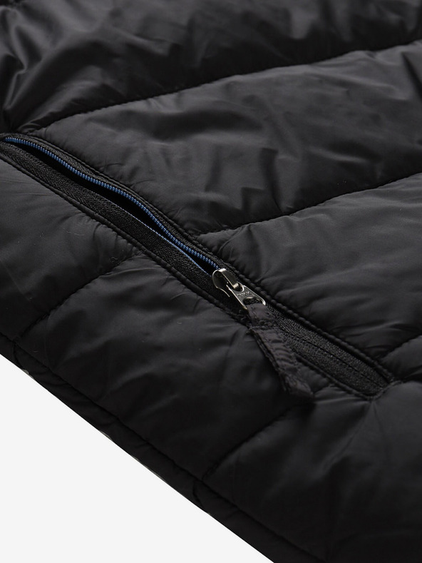 ALPINE PRO Fekete férfi szabadtéri, megfordítható dzseki ALPINE PRO Erom