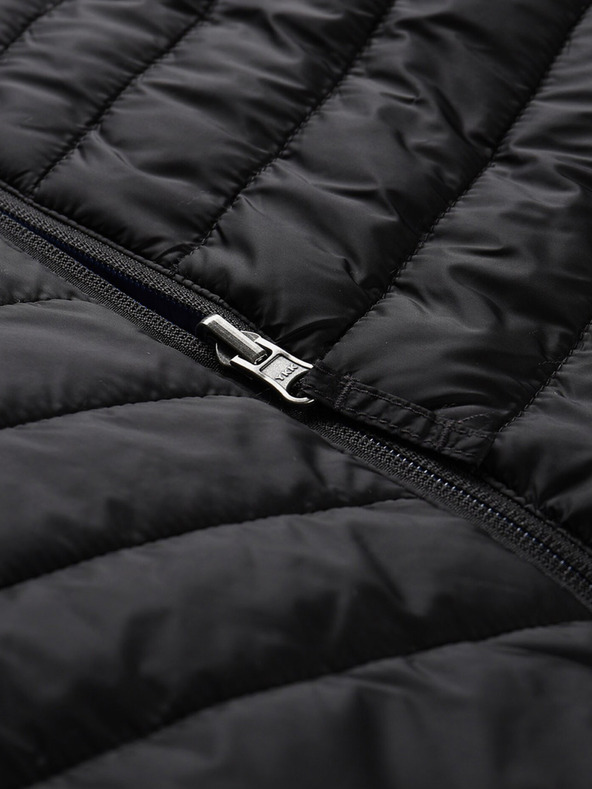 ALPINE PRO Fekete férfi szabadtéri, megfordítható dzseki ALPINE PRO Erom