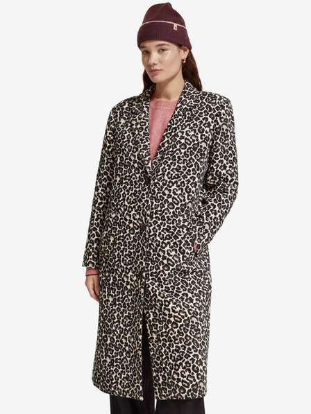 Scotch & Soda Scotch & Soda barna, leopárdmintás női téli kabát