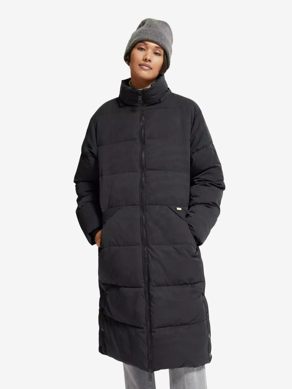 Scotch & Soda Fekete női téli steppelt kabát Scotch & Soda