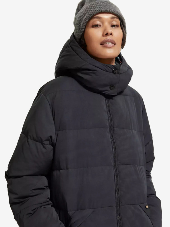 Scotch & Soda Fekete női téli steppelt kabát Scotch & Soda