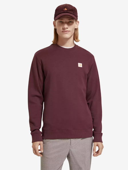 Scotch & Soda Scotch & Soda férfi bordó színű melegítőfelső