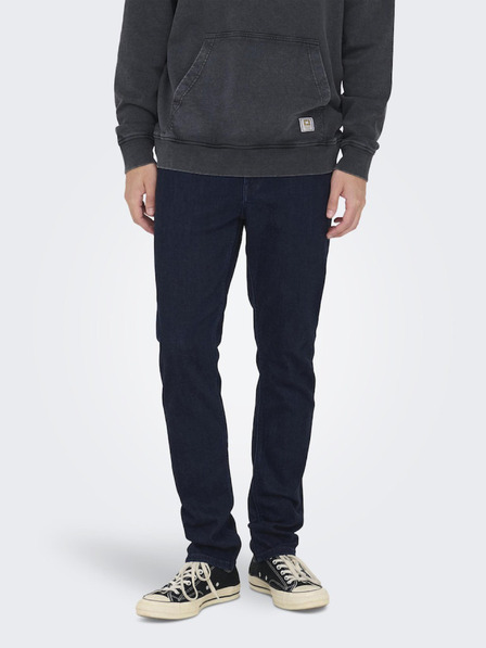 ONLY & SONS Sötétkék férfi slim fit farmernadrág ONLY & SONS Loom