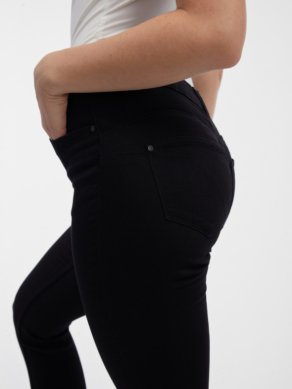 Orsay ORSAY Fekete női skinny fit farmer