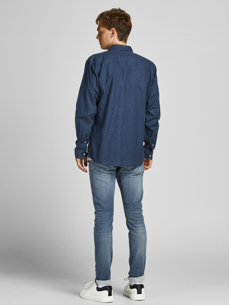 Jack & Jones Kék skinny farmer Jack & Jones Glenn