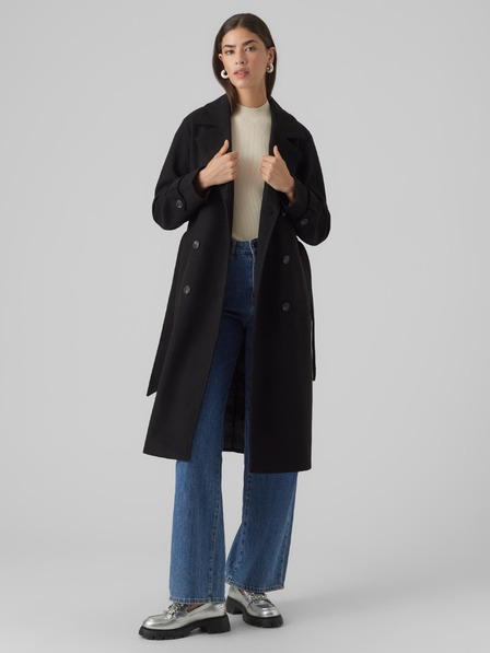 Vero Moda Fekete VERO MODA Fortunevega női kabát