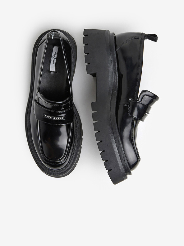 Pepe Jeans Fekete női csillogó papucs Pepe Jeans Queen Oxford