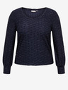 ONLY CARMAKOMA Sötétkék női mintás blúz ONLY CARMAKOMA Astra Astra