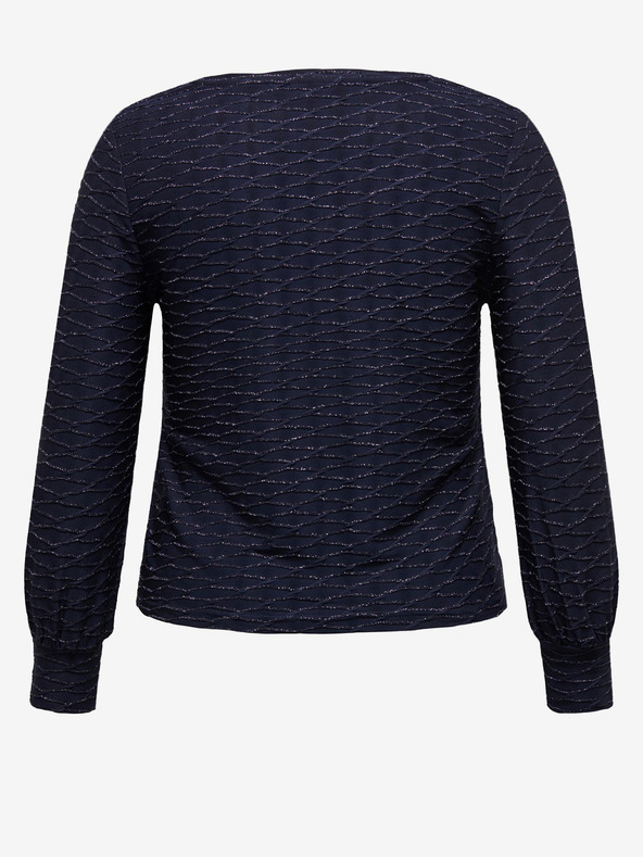 ONLY CARMAKOMA Sötétkék női mintás blúz ONLY CARMAKOMA Astra Astra