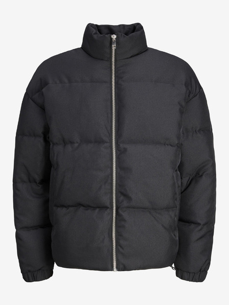 Jack & Jones Férfi fekete Jack & Jones Urban steppelt télikabát
