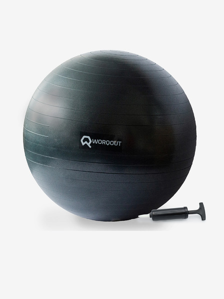 Worqout Fekete torna labda 75 cm Worqout Gym Ball 75 cm Worqout Gym Ball