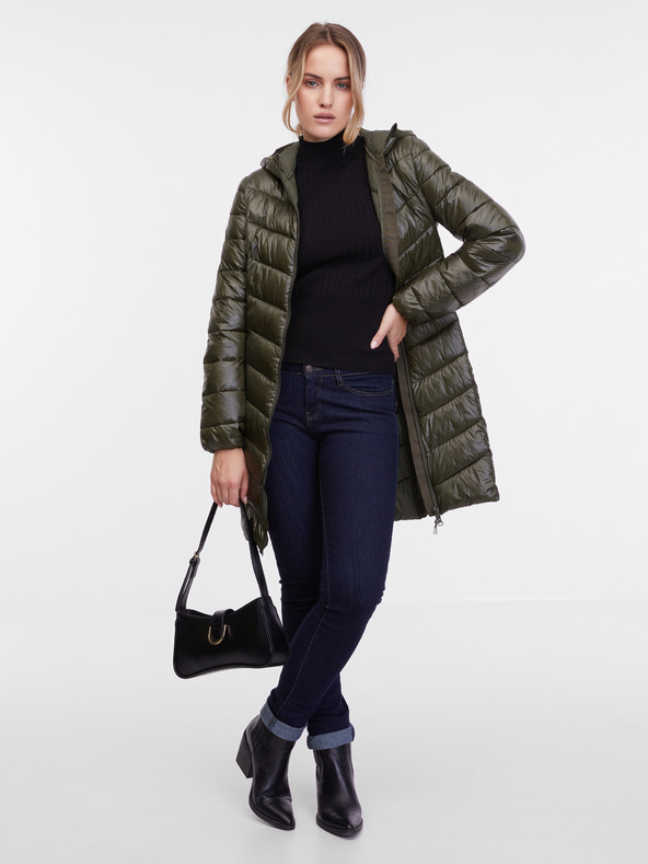 Orsay ORSAY khaki színű női steppelt kabát