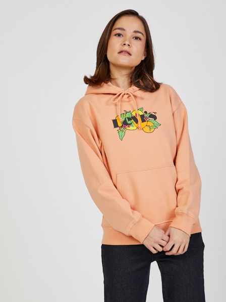Levi's® Narancssárga Levi's® női kapucnis pulóver