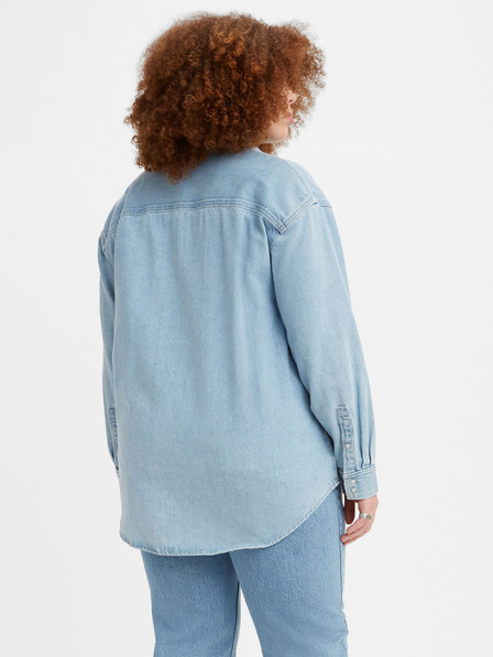 Levi's® Világoskék női farmer túlméretezett ing Levi's® Dorsey Western Western