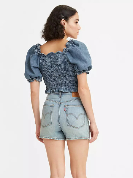 Levi's® Levi's® kék női rövidre szabott blúz ballon ujjal Levi's®