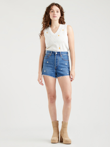 Levi's® Kék női Levi's® farmer rövidnadrág