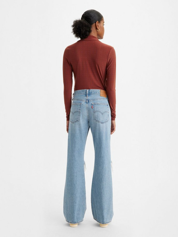 Levi's® Világoskék Női Levi's® Baggy Boot Wide Jeans női farmer