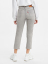 Levi's® Szürke Levi's® női egyenes szabású, rövidre szabott farmernadrág