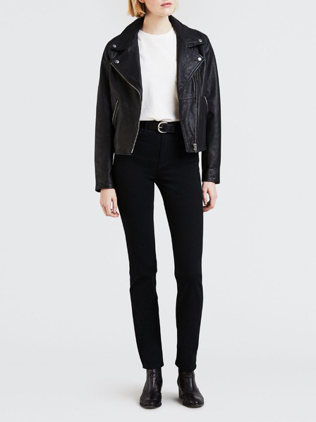 Levi's® Fekete Levi's® női egyenes szabású farmer 724