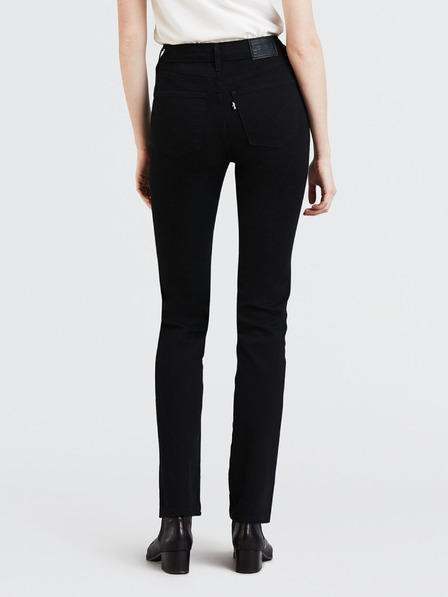 Levi's® Fekete Levi's® női egyenes szabású farmer 724