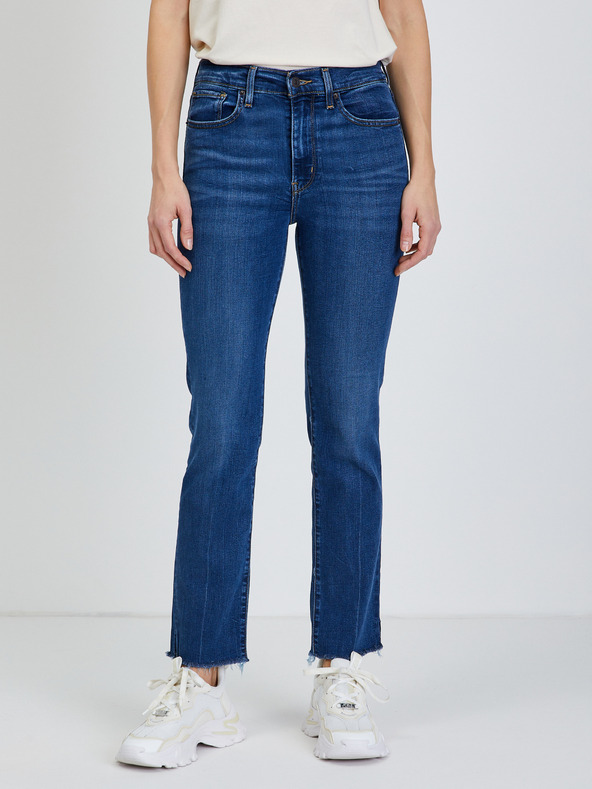 Levi's® Sötétkék női Levi's® 724-es egyenes szabású farmernadrág