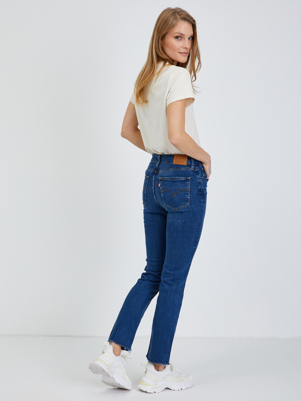 Levi's® Sötétkék női Levi's® 724-es egyenes szabású farmernadrág