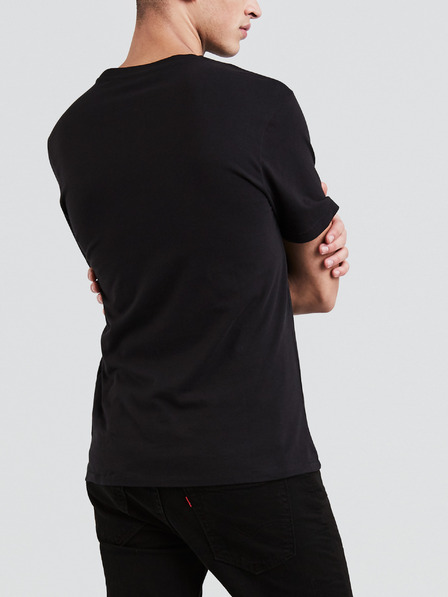 Levi's® Fekete férfi Levi's® nyomtatott póló