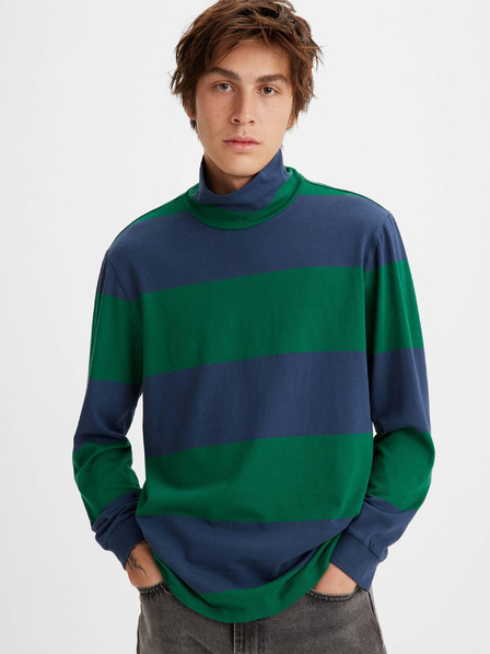 Levi's® Kék és zöld Férfi Levi's® LS Turtleneck Tee Alpha Naval Férfi Levi's® LS Turtleneck Tee Alpha Naval