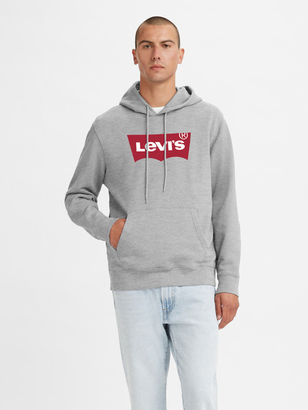 Levi's® Világosszürke férfi Levi's® kapucnis pulóver