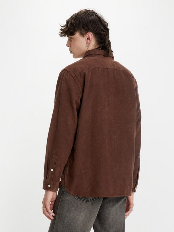 Levi's® Sötétbarna férfi Levi's® Jackson Worker kordbársony ing