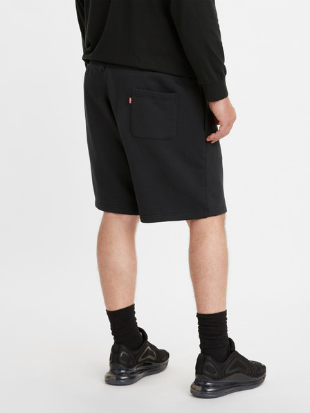 Levi's® Fekete uniszex Levi's® piros füles rövidnadrág