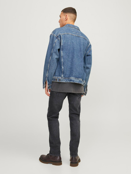 Jack & Jones Sötétszürke férfi slim fit farmer Jack & Jones Mike