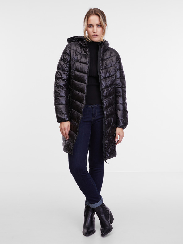 Orsay ORSAY fekete női steppelt kabát
