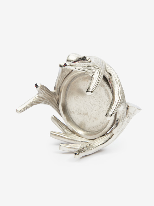 SIFCON SIFCON Antlers tealámpa gyertyatartó ezüst színben