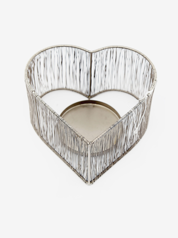 SIFCON Szív alakú drót gyertyatartó tealámpához SIFCON