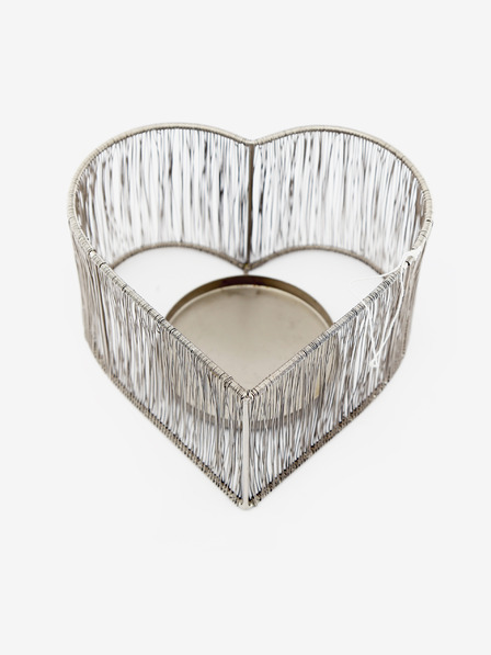 SIFCON Szív alakú drót gyertyatartó tealámpához SIFCON