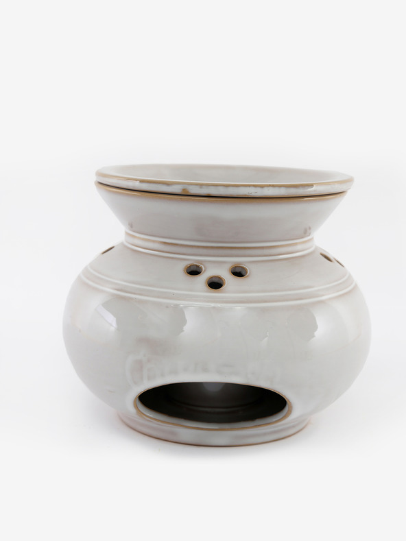 SIFCON Nagyméretű kerámia aromaterápiás lámpa illóolajhoz vagy viaszhoz SIFCON