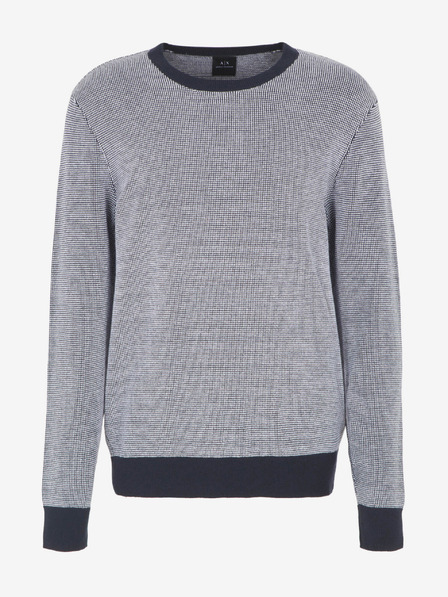 Armani Exchange Fehér és kék férfi Armani Exchange pulóver