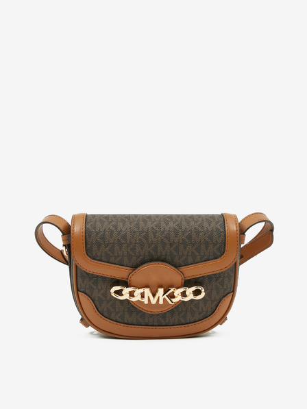 Michael Kors Sötétbarna Michael Kors Hally Crossbody kézitáska