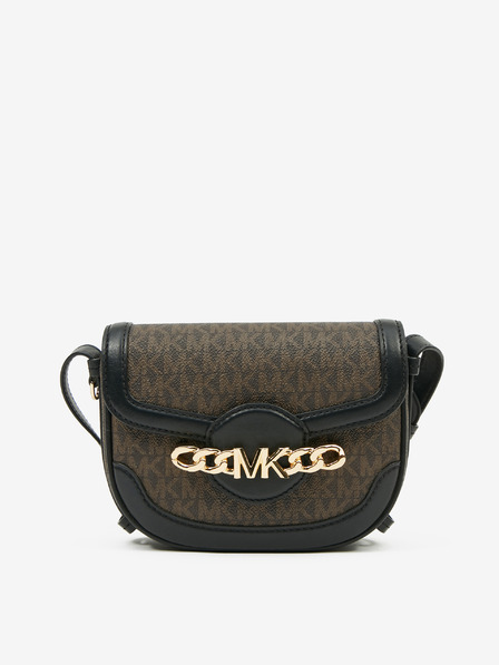 Michael Kors Sötétbarna Michael Kors Hally Crossbody kézitáska