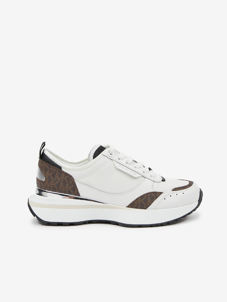 Michael Kors Barna-fehér női Michael Kors Flynn Trainer tornacipő