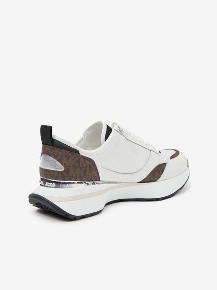 Michael Kors Barna-fehér női Michael Kors Flynn Trainer tornacipő