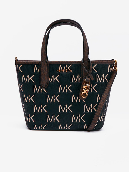 Michael Kors Barna és fekete női mintás bőr 2in1 Michael Kors nyitott női táska Michael Kors nyitható táska