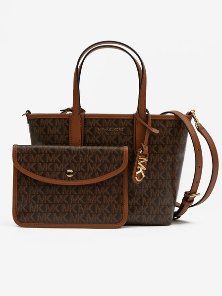 Michael Kors Sötétbarna női mintás Michael Kors XS Open Tote XS nyitott táska