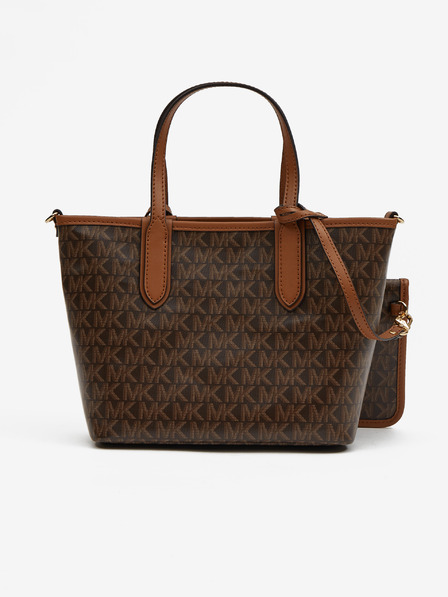 Michael Kors Sötétbarna női mintás Michael Kors XS Open Tote XS nyitott táska
